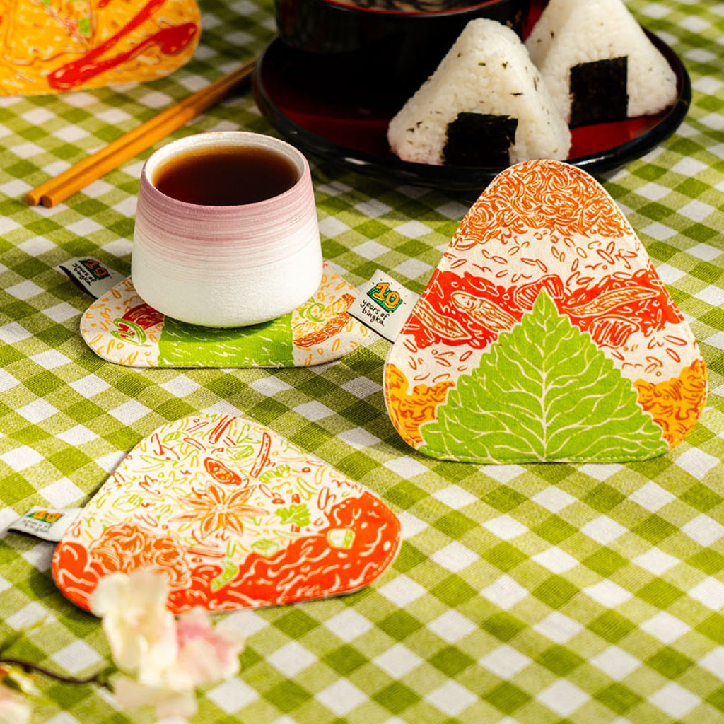 Set of 4 Konbi-nasi Onigiri Coasters