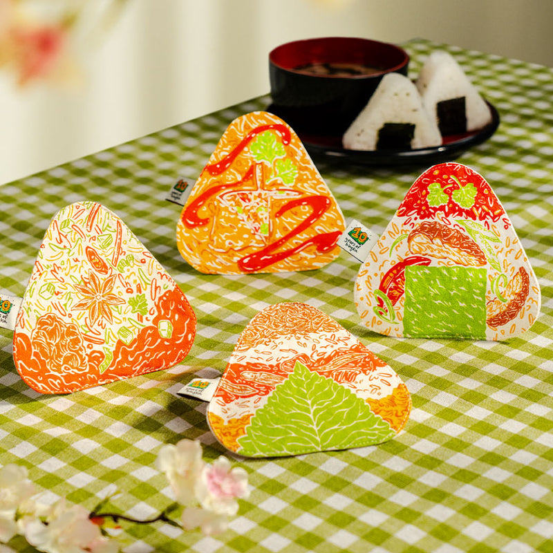 Set of 4 Konbi-nasi Onigiri Coasters