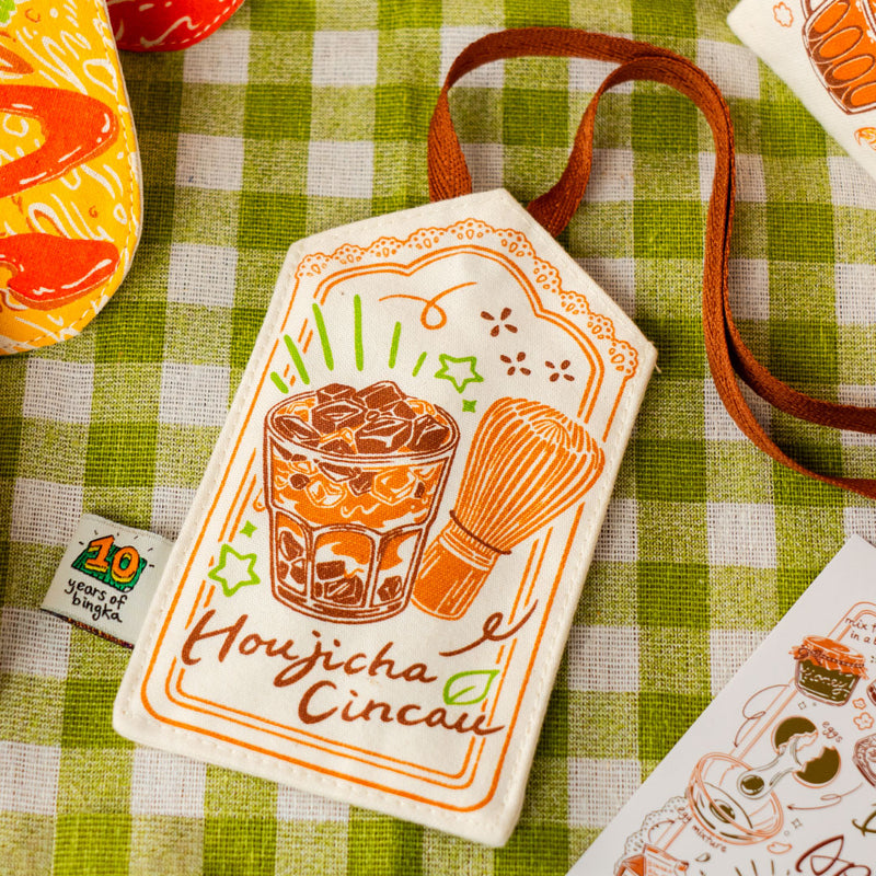 Houjicha Cincau Card Holder Bag Tag