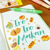 Iro Iro Makan Sticker Sheet