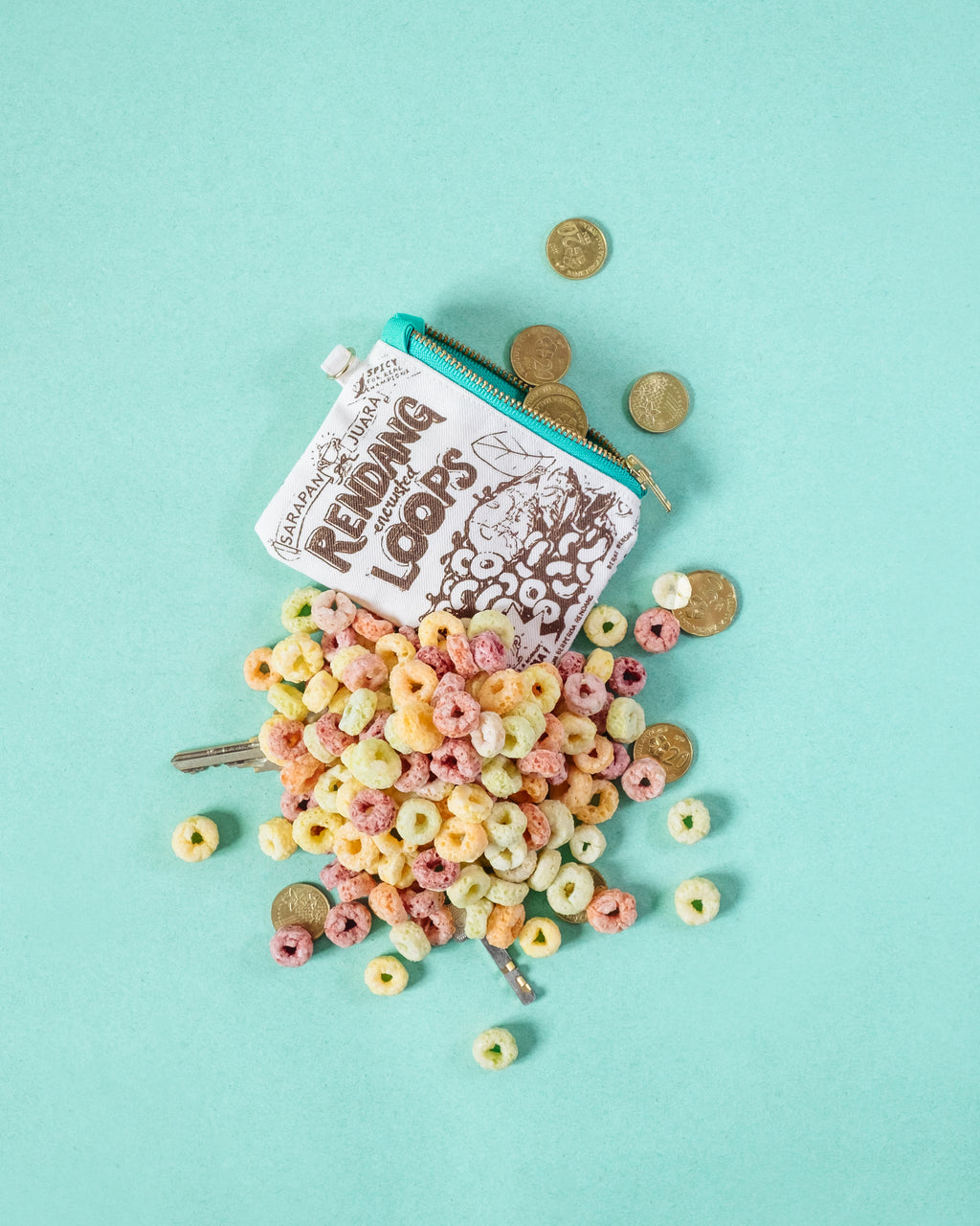 Rendang Loops Coin Pouch