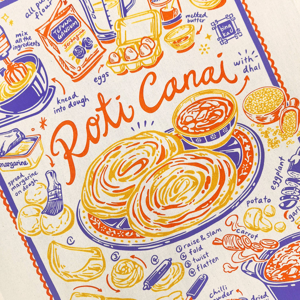 Roti Canai Tea Towel