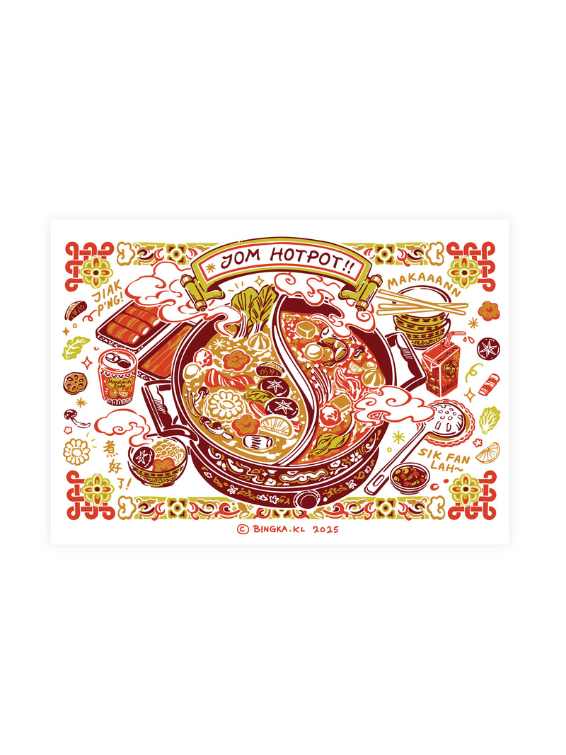 Hotpot Postcard