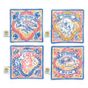 Set of 4 Ombak Tiles Coasters