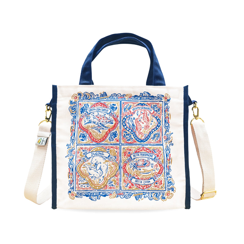 Ombak Tiles Mini Tote