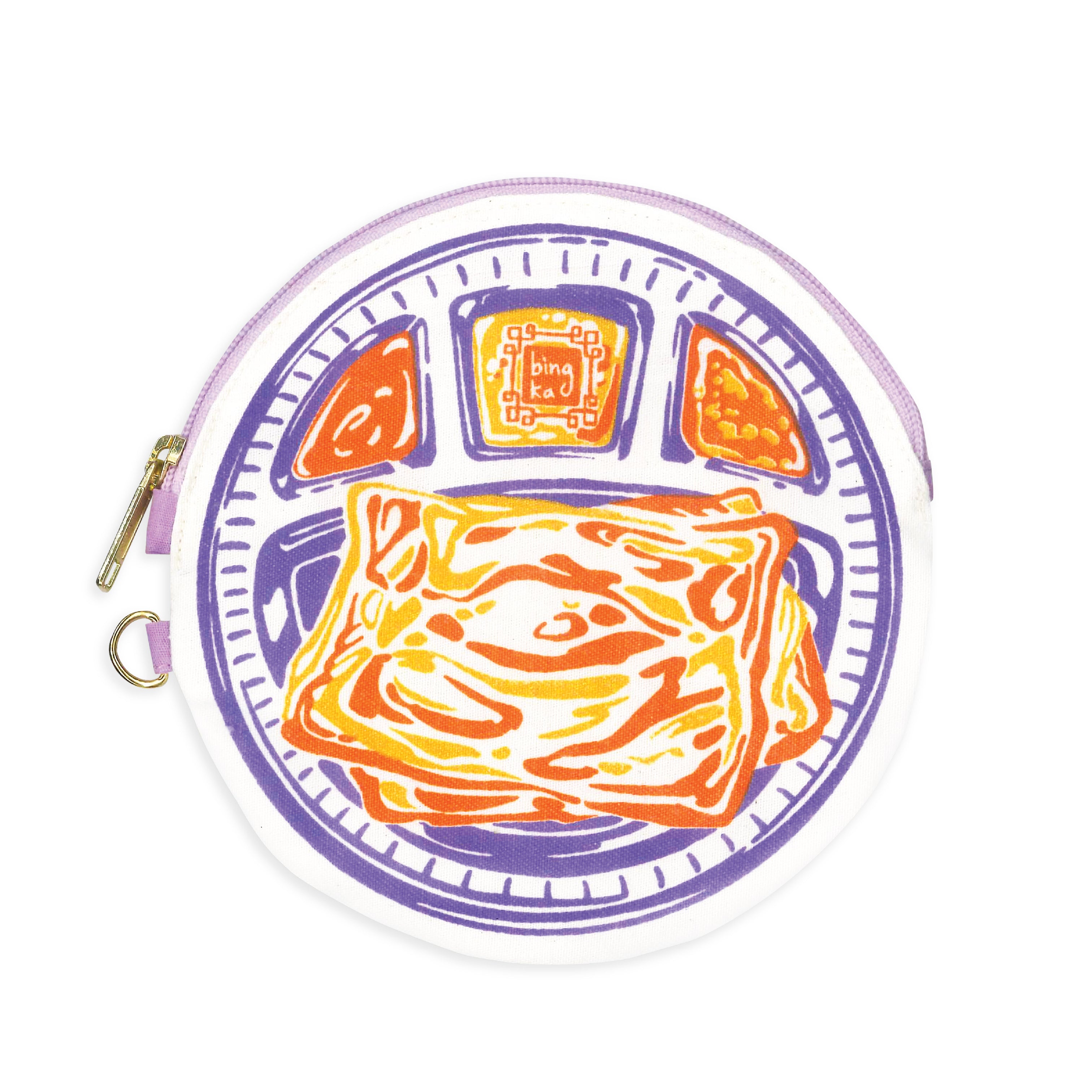 Roti Canai Round Coin Pouch – Bingka.KL