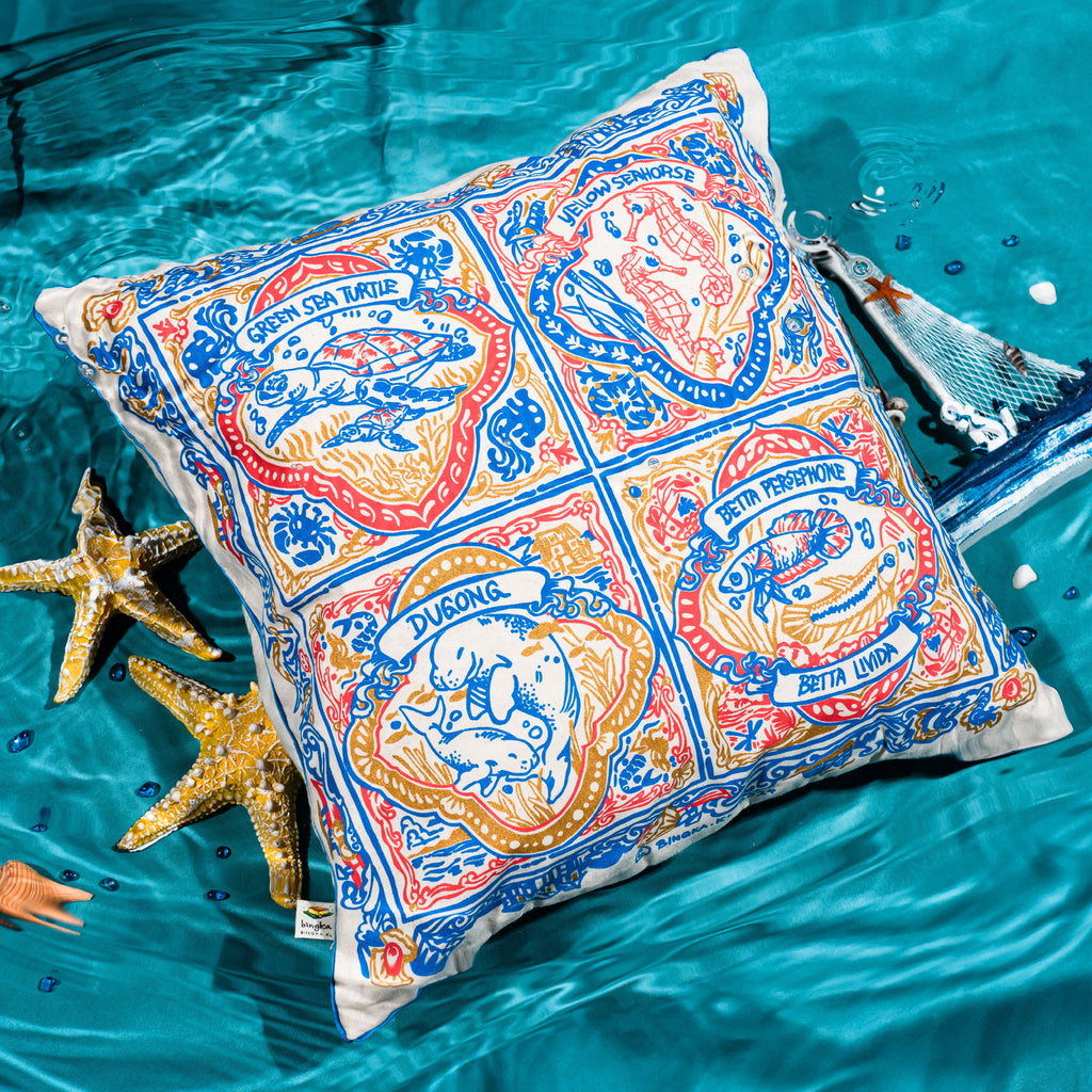 Ombak Tiles Cushion