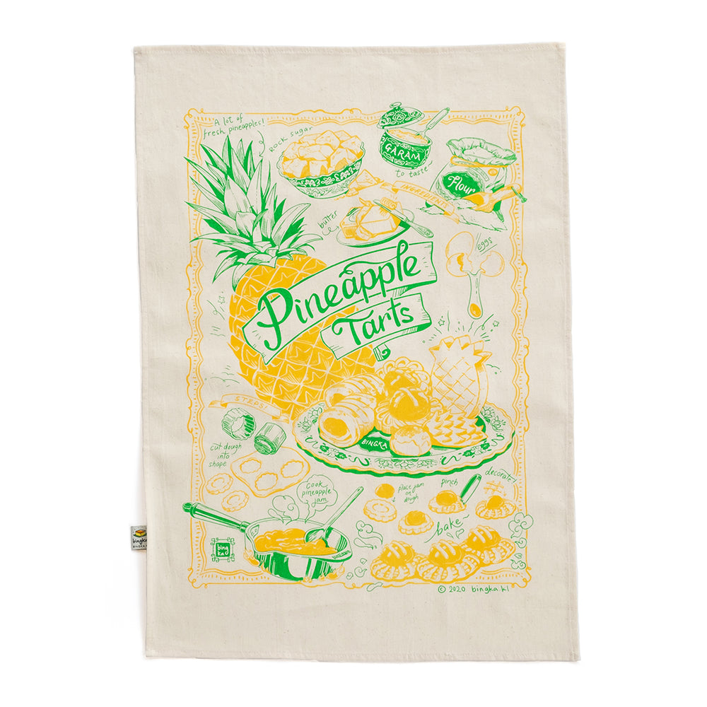 Pineapple Tart Tea Towel