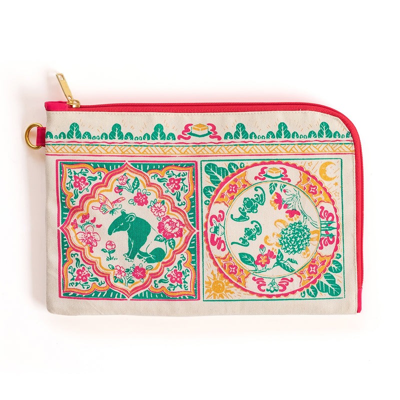 Peranakan Tile Travel Pouch