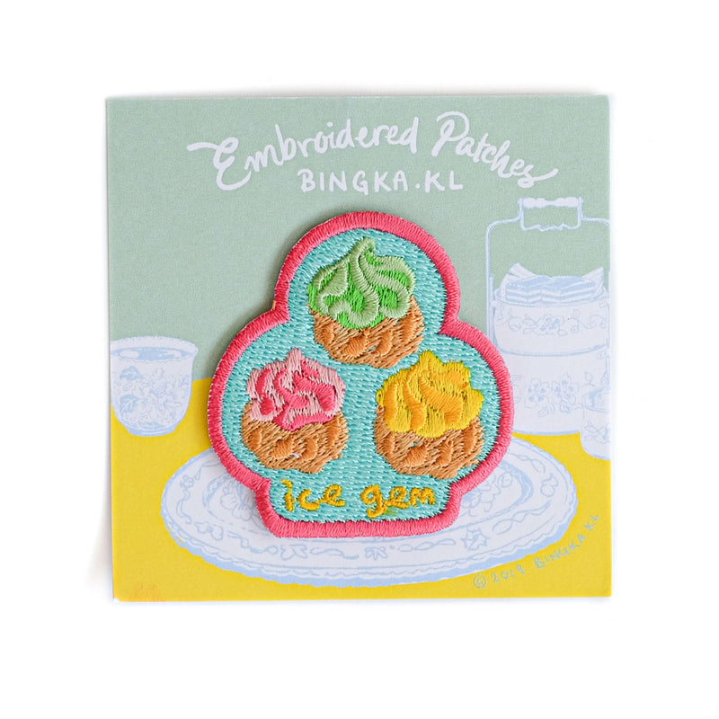 Embroidery Patches Ice Gem