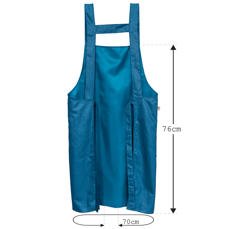 Kampung House Apron in Blue