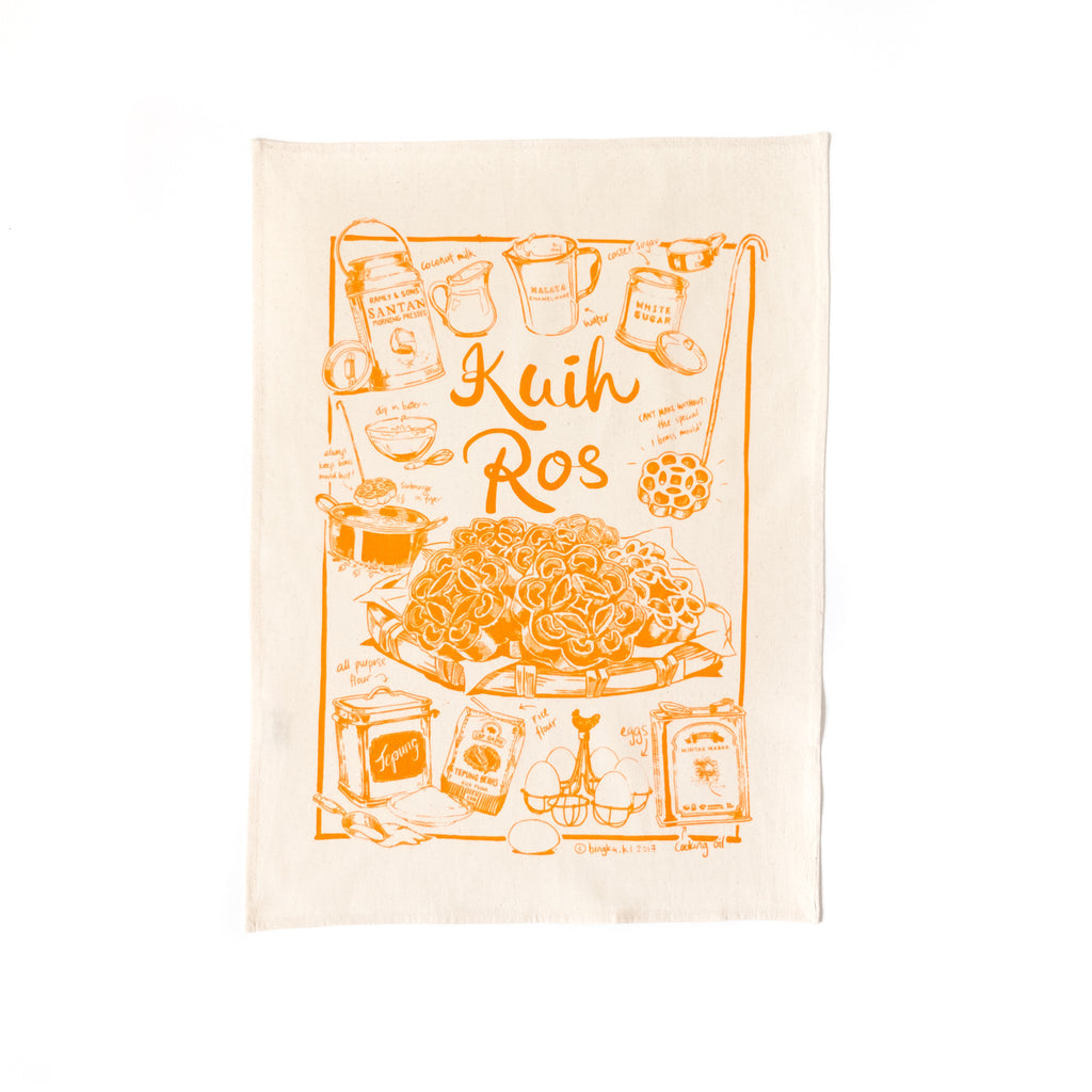 Kuih Ros Tea Towel
