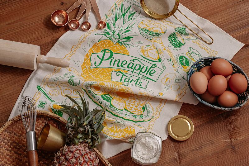 Pineapple Tart Tea Towel