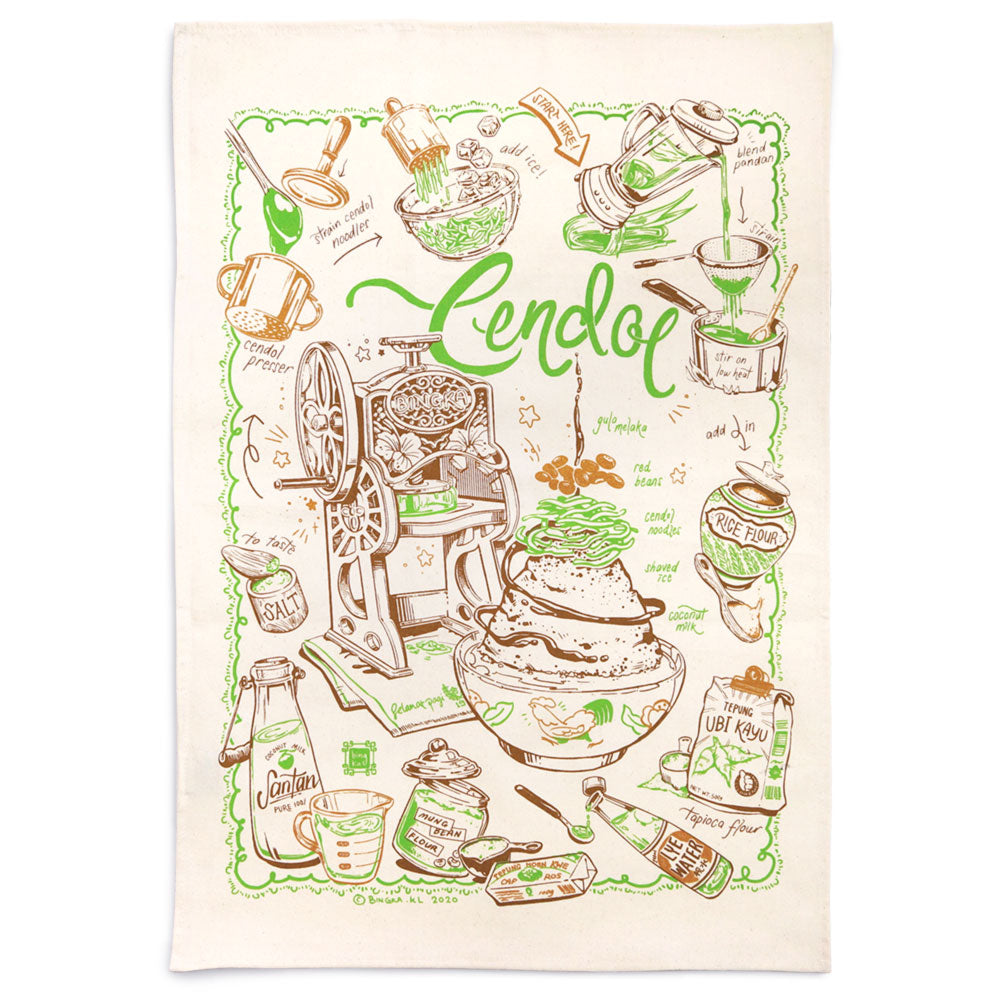 Cendol Tea Towel