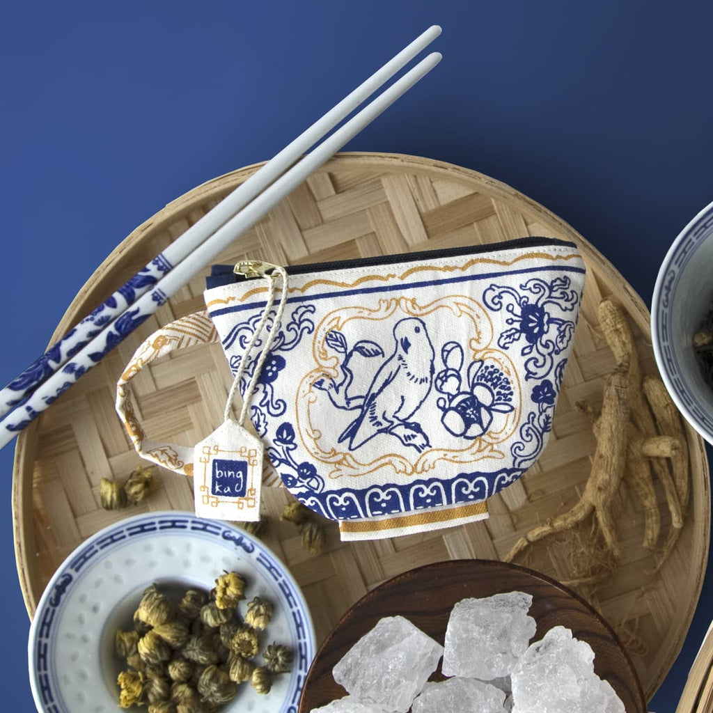 Blue Tea Coin Coin Pouch – Bingka.KL